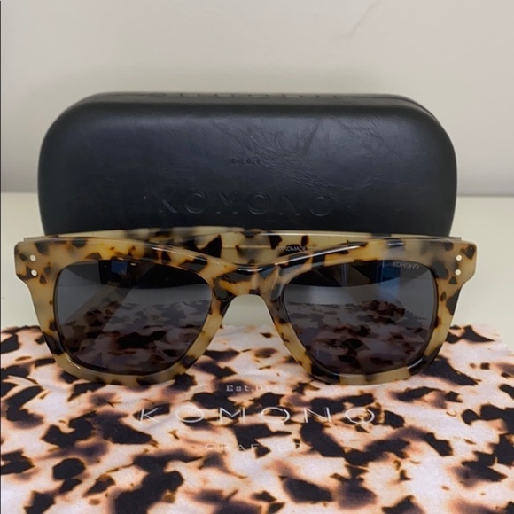 Komono Allen Ivory Demi Sunglasses NEW brown tortoise main image 9